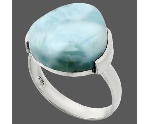 Larimar (Dominican Republic) Ring size-7 SDR243946 R-1173, 15x16 mm