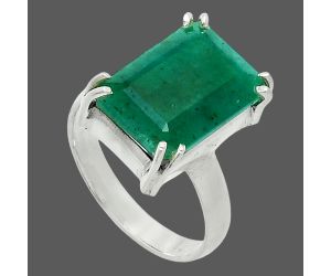 Lab Created Emerald Ring size-7 SDR243959 R-1020, 10x14 mm