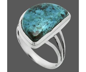 Shattuckite Ring size-9.5 SDR243999 R-1006, 12x19 mm