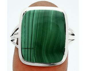 Malachite Eye Ring size-9 SDR244023 R-1006, 14x17 mm