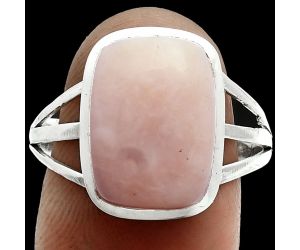 Pink Opal Ring size-9.5 SDR244028 R-1006, 10x14 mm