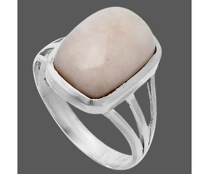 Pink Opal Ring size-9.5 SDR244028 R-1006, 10x14 mm