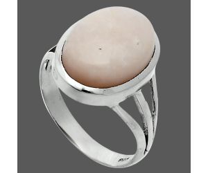 Pink Opal Ring size-9 SDR244030 R-1006, 11x15 mm