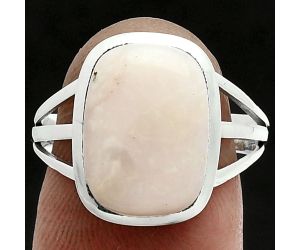 Pink Opal Ring size-8 SDR244031 R-1006, 10x14 mm