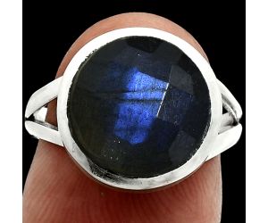 Blue Labradorite Checker Ring size-7 SDR244162 R-1005, 12x12 mm