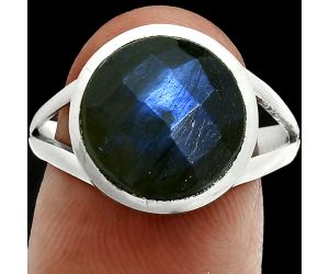 Blue Labradorite Checker Ring size-9 SDR244164 R-1005, 12x12 mm