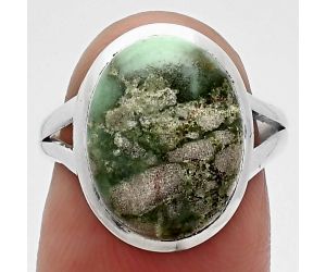 Utah Variscite Ring size-7 SDR244171 R-1005, 11x15 mm