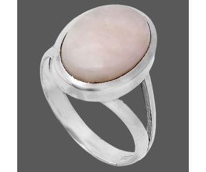 Pink Opal Ring size-7 SDR244185 R-1005, 10x14 mm