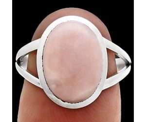 Pink Opal Ring size-8 SDR244189 R-1005, 10x13 mm