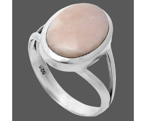 Pink Opal Ring size-8 SDR244189 R-1005, 10x13 mm