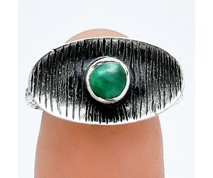 Malachite Eye Ring size-7 SDR244206 R-1573, 5x5 mm