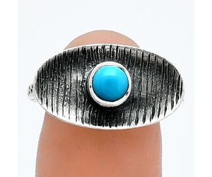 Sleeping Beauty Turquoise Ring size-7.5 SDR244215 R-1573, 5x5 mm