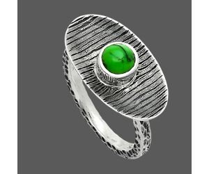 Green Matrix Turquoise Ring size-6 SDR244217 R-1573, 5x5 mm