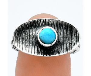 Natural Rare Turquoise Nevada Aztec Mt Ring size-7 SDR244219 R-1573, 5x5 mm