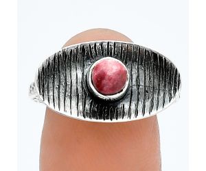 Pink Thulite Ring size-7 SDR244227 R-1573, 5x5 mm