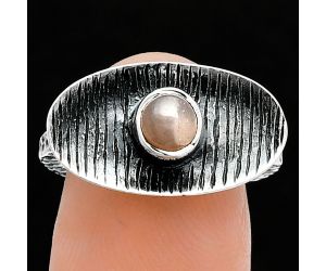 Sunstone Ring size-7 SDR244229 R-1573, 5x5 mm