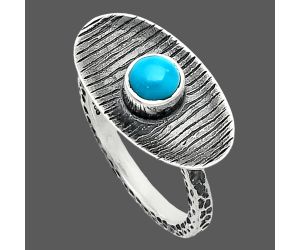 Sleeping Beauty Turquoise Ring size-7 SDR244231 R-1573, 5x5 mm