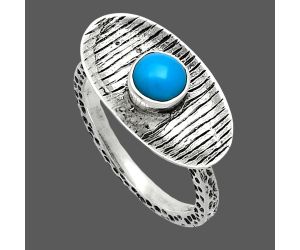 Sleeping Beauty Turquoise Ring size-7.5 SDR244239 R-1573, 5x5 mm