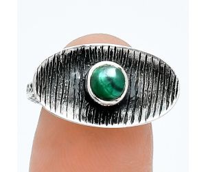 Malachite Eye Ring size-7 SDR244241 R-1573, 5x5 mm