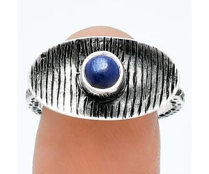 Lapis Lazuli Ring size-8 SDR244248 R-1573, 5x5 mm