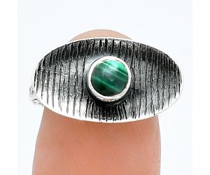 Malachite Eye Ring size-6 SDR244257 R-1573, 5x5 mm