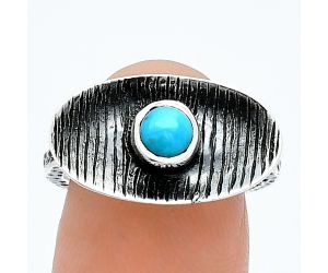 Sleeping Beauty Turquoise Ring size-7 SDR244258 R-1573, 5x5 mm