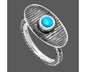 Sleeping Beauty Turquoise Ring size-7 SDR244258 R-1573, 5x5 mm