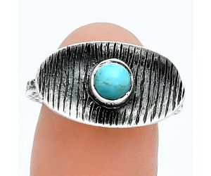 Sleeping Beauty Turquoise Ring size-8 SDR244264 R-1573, 5x5 mm