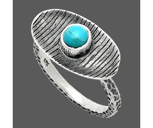 Sleeping Beauty Turquoise Ring size-8 SDR244264 R-1573, 5x5 mm