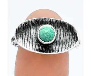 Natural Rare Turquoise Nevada Aztec Mt Ring size-8.5 SDR244265 R-1573, 5x5 mm