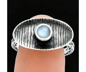 Srilankan Moonstone Ring size-8 SDR244267 R-1573, 5x5 mm