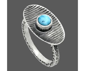 Larimar (Dominican Republic) Ring size-7.5 SDR244269 R-1573, 5x5 mm