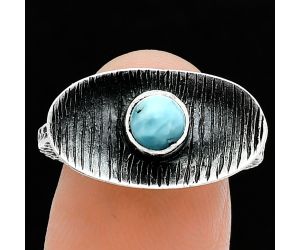 Larimar (Dominican Republic) Ring size-7.5 SDR244270 R-1573, 5x5 mm