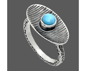 Larimar (Dominican Republic) Ring size-8 SDR244271 R-1573, 5x5 mm