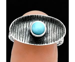 Larimar (Dominican Republic) Ring size-6 SDR244272 R-1573, 5x5 mm