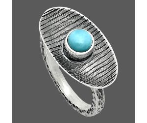 Larimar (Dominican Republic) Ring size-6 SDR244272 R-1573, 5x5 mm