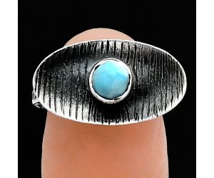 Larimar (Dominican Republic) Ring size-6 SDR244273 R-1573, 5x5 mm