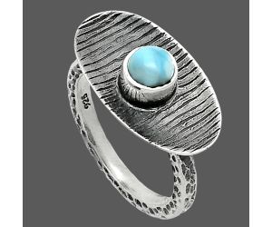 Larimar (Dominican Republic) Ring size-6 SDR244273 R-1573, 5x5 mm