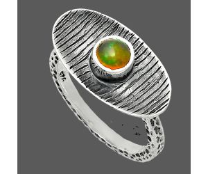 Ethiopian Opal Ring size-7.5 SDR244280 R-1573, 5x5 mm