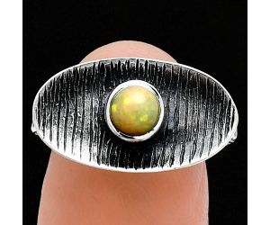 Ethiopian Opal Ring size-7 SDR244282 R-1573, 5x5 mm