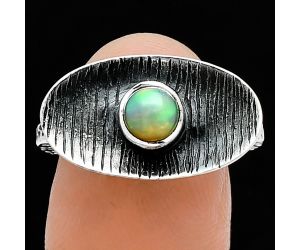 Ethiopian Opal Ring size-7.5 SDR244284 R-1573, 5x5 mm