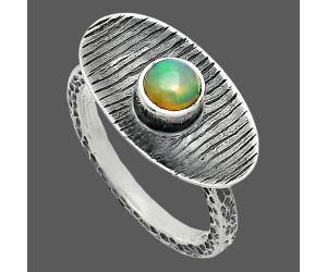 Ethiopian Opal Ring size-7.5 SDR244284 R-1573, 5x5 mm