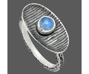 Rainbow Moonstone Ring size-8.5 SDR244289 R-1573, 5x5 mm