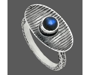 Blue Fire Labradorite Ring size-7.5 SDR244294 R-1573, 5x5 mm