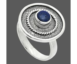 Lapis Lazuli Ring size-6 SDR244310 R-1439, 5x5 mm