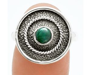 Malachite Eye Ring size-8 SDR244356 R-1439, 5x5 mm