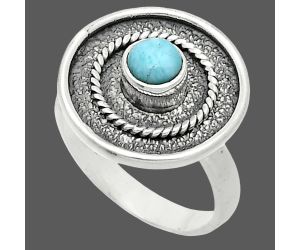 Larimar (Dominican Republic) Ring size-7 SDR244375 R-1439, 5x5 mm