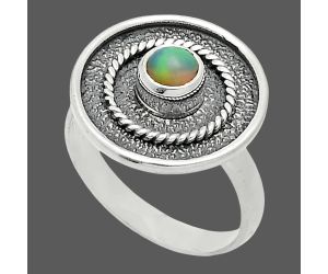 Ethiopian Opal Ring size-7 SDR244386 R-1439, 5x5 mm