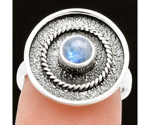 Rainbow Moonstone Ring size-7 SDR244389 R-1439, 5x5 mm