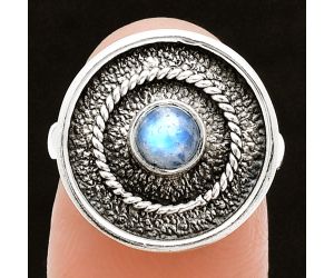 Rainbow Moonstone Ring size-6 SDR244395 R-1439, 5x5 mm